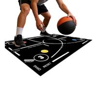 Generisch Basketball Training Mats Ball Sports Training Equipment | Basketball Footsteps Exercise Mat for Children Adults Player Trainer Sports Teacher Home and On the Go