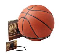 Generisch Basketball Wall Mount for the Wall, Space Saving - Wall Mounted Basketball Holder - For Living Room, Bedroom, Student Dorm, Entrance Area, Hallway, Basement, Attic