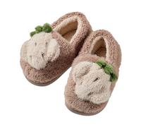 Generisch Bathing Shoes Bedroom Slippers for Cotton Slippers Girls Slippers Memory Foam Comfortable Slippers Warm Winter Inner Shoes Slippers Men 46, coffee, 1 UK