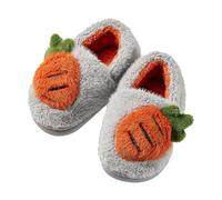 Generisch Bathing Shoes Bedroom Slippers for Cotton Slippers Girls Slippers Memory Foam Comfortable Slippers Warm Winter Inner Shoes Slippers Men 46, gray, 6 UK Child