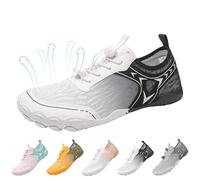 Generisch Bathing Shoes for Men and Women, Water Shoes and Beach Shoes, Surf Shoes, Barefoot Shoes, Breathable Swimming Shoes, Yoga Slippers, Shoes for Water Sports, black, 5 UK