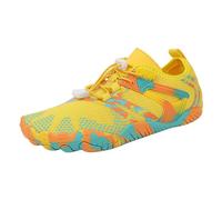 Generisch Bathing Shoes for Men Women Quick-Drying Water Shoes Beach Shoes Barefoot Shoes Swimming Shoes Aqua Shoes Quick Drying Surf Shoes Trail Running Shoes Fitness Shoes Training Shoes, yellow, 36