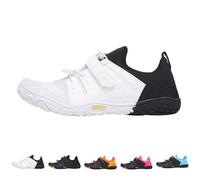 Generisch Bathing Shoes Women: Quick-Drying Water Shoes, Men's Beach Shoes, Drainage Holes Beach Swimming Shoes, Unisex Barefoot Shoes for Trail Running, Hiking, Kayaking, Gym, White, 5 UK