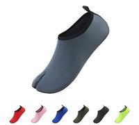 Generisch Bathing Shoes Women's Men's Water Shoes Beach Shoes Surf Shoes Breathable Swimming Shoes Slippers Aqua Shoes Quick Drying Barefoot Shoes Yoga Shoes for Water Sports Training Shoes, gray, 5