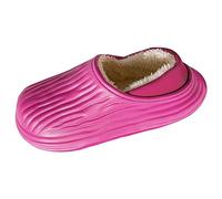 Generisch Bathing Slippers Women's Bathing Slippers Mules Slippers Women's Slippers Fashion Simple Plain Warm Comfortable Flat Floors Non-Slip Slip-on, Hot Pink, 5 UK