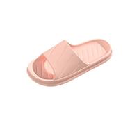 Generisch Bathing Slippers, Women's Non-Slip Mules, Beach Summer Sandals, Casual Bathing Shoes, Large Size Slippers, Unisex Slippers, Bath Mules, Lovers, pink, 6 UK