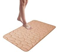 Generisch Bathroom Mat Foam, Cobblestone Bath Mat, Plush Doormat, Carpet - Shower Floor Bath Mat Rug, Non-Slip Bathroom Rugs for Bathtub, Shower