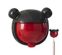 Generisch Bathroom Tooth Fires Wall , Cartoon Design, Modern and Cute Accessory for Home, Sink, Mirror, Shower and Cabinet, Practical Space Saving