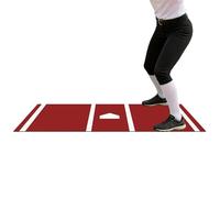 Generisch Batting Mat Baseball Non-Slip Softball Exercise Mat, 135 x 30 x 0.4 cm Baseball Hitting Mat, Lawn Mat Sports