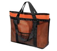 Generisch Beach Bags for Women - Large Swimming Bag Beach Carry Bag, Sand- Handbag with Carabiner Hook, Lightweight Summer Bags for Mobile Phone Makeup and Blanket, orange, Siehe Beschreibung