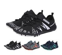 Generisch Beach Shoes Women's Men's Swimming Shoes Aqua Shoes Quick Drying Surf Shoes Unisex Barefoot Shoes Water Shoes Soft Lightweight Trail Running Shoes Fitness Shoes Training Shoes, black, 7 UK