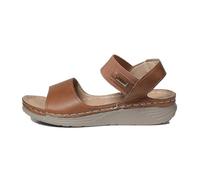 Generisch Beach Shoes Women's Slippers Seaside Flat One Slippers Sandals, brown, 7 UK