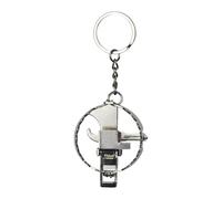 Generisch Bear Trap Keychain, Mini Bear Trap Funny Keychain, Mouse Trap Keychain, Miniature Function Trap, Spring Mechanics Trick Toy (A)