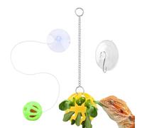 Generisch Bearded Dragon Toy Suction Cup Gecko Bell Ball