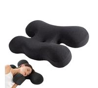 Generisch Beauty Pillow - Groove Structure Foam Cushion, Adjustable Supportive Comfortable Sleep Rest for Face Bed Home Travel Back Sleeper