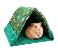 Generisch Bed for Ferrets, 2-in-1 Triangular House, Hamster House, for Small Pets such as Hamsters, Ferrets, Rabbits and Bearded Dragons as an Enclosure and Sleeping Place for Home, Living Room