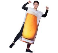 Generisch Beer Bottles Costume Adult Beer Mug Funny Cosplay Clothing Oktoberfest Outfits Halloween Jumpsuit Adult Party One Piece Chic Fit Festive Wear Beer Festival Jumpsuit