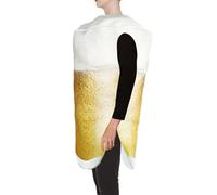Generisch Beer Costumes for Adults, Realistic Funny Beer Mug Costume, Cosplay Drinks Glass Party Costume for Men Women Carnival Stage Bar Holiday Events Photo