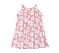 Generisch Belly Chains Girls Beach Swimwear Summer Sleeveless Tank Dresses Girls Ballet, pink, 11-12 Years