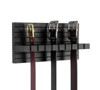 Generisch Belt Holder | Wall Mounted Robust Space Saving | Storage for Ties & Belts in the Cupboard | for Adults, Couples & Families