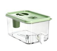 Generisch Beverage Dispenser for Refrigerator - 2.8L PP Spigot Jug Storage for Water, Juice, Soda, Tea, Countertop, Pantry, Office | 8.2 x 5.5 Inch | Cold Drinking Station for Home, Kitchen, C