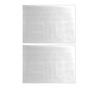 Generisch Bicycle Chain Stay Stickers, Bicycle Chain Protector, Scratch-Resistant Frame Protection Stickers, User-friendly Frame Protection Tape, Soft Frame Stickers for Outdoor and Travel