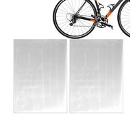 Generisch Bicycle Frame Protective Sticker, Bicycle Sticker for Frame, Scratch-Resistant Frame Protection Tape, Lightweight Bicycle Chain Protection for Road Cycling, Mountain Biking