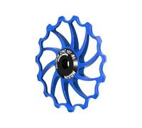 Generisch Bicycle Front Derailleur Pulley - Bicycle Guide Roller Roller, 14T/15T/16T Ceramic Pulley Bearing, Impact-Resistant Rear Derailleur Guide Wheel for Switching the Rear Derailleur