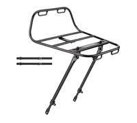 Generisch Bicycle Front Wheel Carrier - Adjustable Aluminium Storage Stand, Bike Rack with Straps | Fronts Bikes Rack for Cycling, Road Cycling, Garage, Wall Parking,