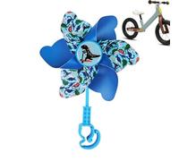 Generisch Bicycle Handlebar Windmill - Dinosaur Pattern Rotating Windmill Colorful Rotating Embellishment | Funny Scooter Stroller Tricycle Accessories for Outdoor Riding Decoration Kids Gift