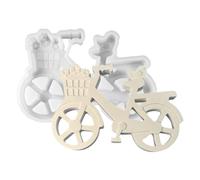 Generisch Bicycle Mould - Soft Silicone | Handmade Cake Mould | Silicone Casting Mould for Bicycle Ornament | Flexible Baking Mould for Cakes, Chocolates, Desserts and Creative Culinary Projects