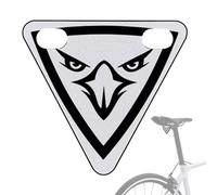 Generisch Bicycle Reflectors for Night Riding, Safe Rear Light for Bikes, Decorative Triangle Shield for Family Trips, Adults, Mountain Biking, Commuters, Children, City Rides