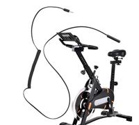 Generisch Bicycle Sensor Cable Replacement - 116cm PU Spring Wire Fitness Induction Sensor | Cardio Cycling Device Connector Indoor Exercise Bike Fitness Workout Repair Part