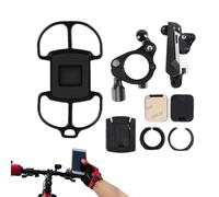 Generisch Bicycle Smartphone Holder, 360 Degree Rotatable Adjustable Universal Clamp, Bicycle Mobile Phone Holder - For Rides, Travel, Navigation, GPS Display, Video Recording, Live Streaming and