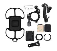 Generisch Bicycle Smartphone Holder, Universal Adjustable Shock Absorbing Holder, Handlebar Smartphone Holder, for Driving, Travel, Navigation, GPS Display, Video Recording, Live Streaming and