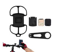 Generisch Bicycle Smartphone Holder, Universal Adjustable Shock-Absorbing Holder, Handlebar Smartphone Holder, for Driving, Travel, Navigation, GPS Display, Video Recording, Live Streaming and