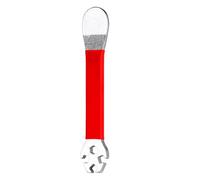 Generisch Bicycle spoke wrench, multifunctional rim alignment key for bicycles, precise long handle key for bicycle maintenance by professionals, enthusiasts and beginners