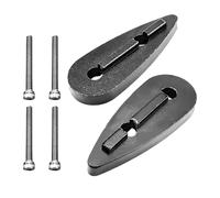 Generisch Bicycle Stem Spacer, Height-Adjustable Bicycle Washers, Road Bike Handlebar Spacers - For Modification Performance Optimisation Roads and Mountain Bike Driving Garage and