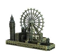 Generisch Big Ben Statue | British Style Model Decor | Handmade Collectible Metal Figures for Souvenirs Living Room Home Decor
