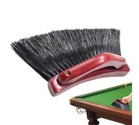 Generisch Billiard Brushes Set, Ergonomic Wooden Handle Tool, Soft Bristle Cleaner, Professional Pool Table Accessory for Dust Removal, Precise Maintenance, Deep Cleaning, Home Game Room, Bar, Pub