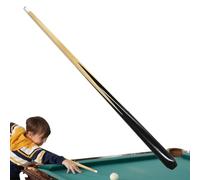 Generisch Billiard cue for tables, hand-polished play cue with wooden shaft, portable 51 cm sports accessory for and junior players for practicing at the pool table in the playroom