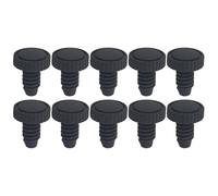 Generisch Billiard Cue Protective Cap Underside, Pack of 10 Replacement Protection for Cue End Caps, Dustproof Base Replacement Sleeve for Beginners, Enthusiasts, Lovers