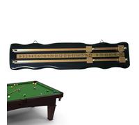 Generisch Billiard Scoreboard, Shuffleboard Scoreboard | Wood Billiard Scorer Score Keeper & Scoreboard | Score Counter Easy to Read Clear Billiard Score Counter for Racket and Accessories