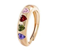 Generisch Binding Rings with Adjustable Opening, Simple Hand Jewellery, Japanese Style Ring, Couple Ring, Striped Shirt, Women's Carnival Bee