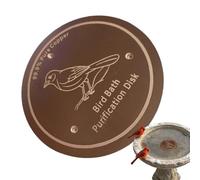 Generisch Bird Bath Copper Disc - Universal Safe Cleaning Plate with Three-Point Support, Bird Bath Cleaning Disc, for Backyard, Garden, Park, Balcony, Butterfly, Bee Statue