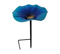 Generisch Bird Bath - Iron | Water Bowl, Bird Bath, Antique Cast Metal Feeder with Base for Outdoor Use, Decorative Garden Decoration, Rustproof Basin for Wild Birds, Yard Decoration For
