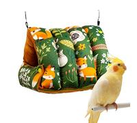 Generisch Bird Bed for Cage - Comfortable Soft Foldable House - Warm Bed Cockatiel House Nest for Lovebirds Fink Parakeet Hamster Indoor Winter Cold Weather Sleeping