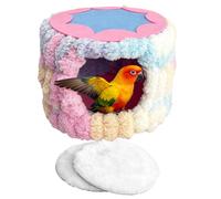 Generisch Bird Bed for the Cage - Cute Warm House, Cylindrical Reinforced Bird Nest Bed - For Cold Weather for Sleeping Cockatiel Lovebird Finch Small Animal