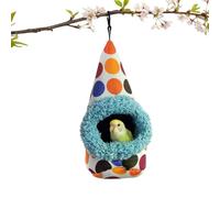 Generisch Bird Bed for the Cage Plush House Bed for Budgies | Bird house for the cage for resting and breeding for cockatiels, inseparable canaries and finches