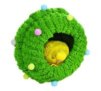 Generisch Bird Bed Round Warm Cuddly House | Parrot nest for parakeets, cockatiels, canaries, hamsters and other small animals for the cage at home and for the